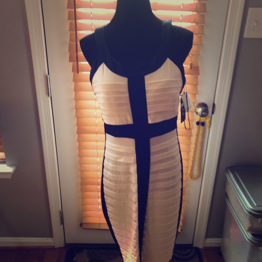 Black and white dress